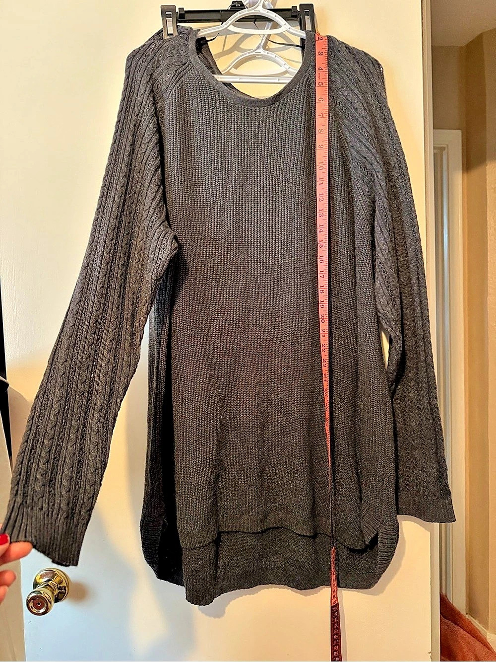 SONOMA Women's Knit Sweater Dress Size 3X Gray